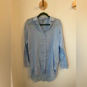 DKNY Button Up Shirt Dress